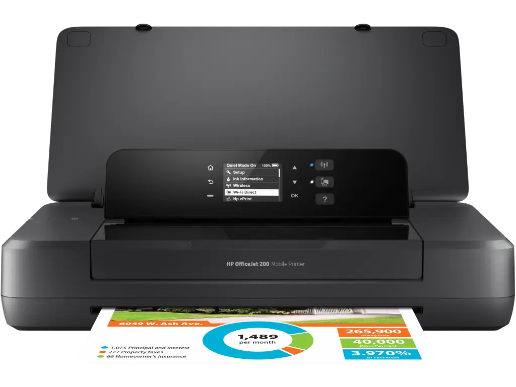HP PRINTER INKJET COLOR OFFICEJET PRO MOBILE 200 A4.webp