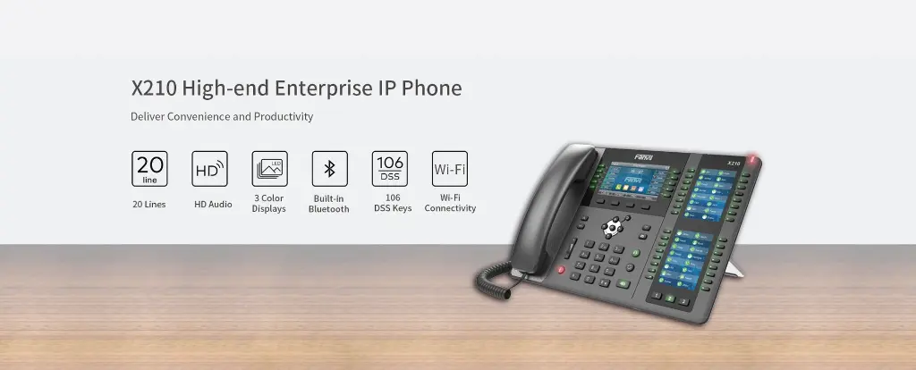 Fanvil X210 Enterprise IP Phone Business Revolution.webp
