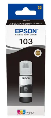 [C13T00S14A] Epson 103 Original Ink Bottles (Black)