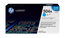 HP 504A Cyan Original LaserJet Toner Cartridge 