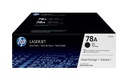 HP 78A 2-pack Black Original LaserJet Toner Cartridges