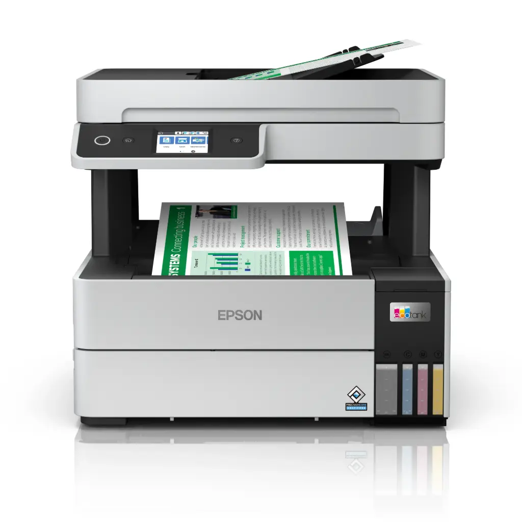 EPSON PRINTER ALL IN ONE INKJET COLOR BUSINESS ITS L6460 A4 ECO TANK, PRINT, SCAN, COPY, 17PPM (B), 9.5PPM (C), 4.800 x 1.200 DPI, ADF, DUPLEX, USB, WiFi, WiFi DIRECT, LAN, WHITE, CASHBACK 50€ UNTIL 31/12